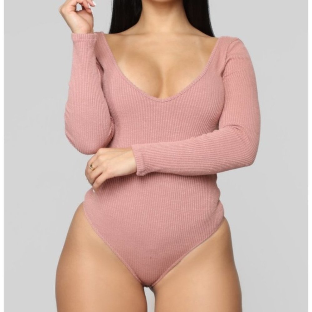 FASHION NOVA Ribbed Bodysuit